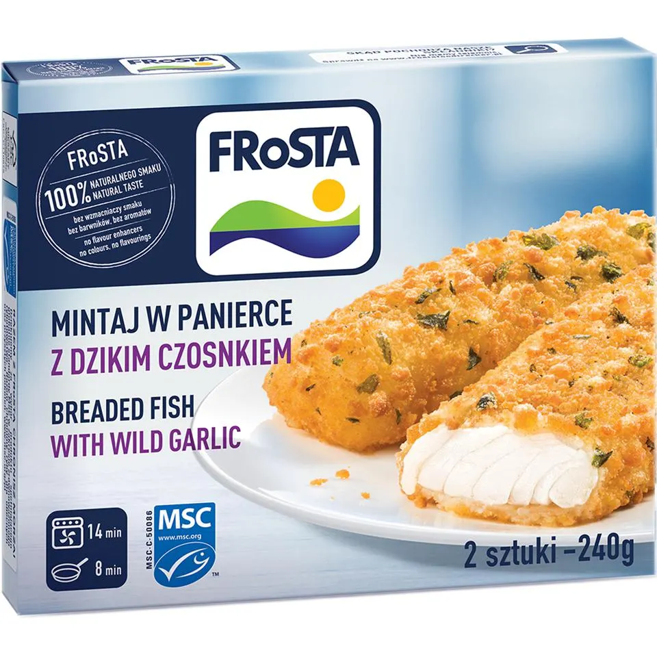 Frosta | Cod pane cu usturoi salbatic 240g