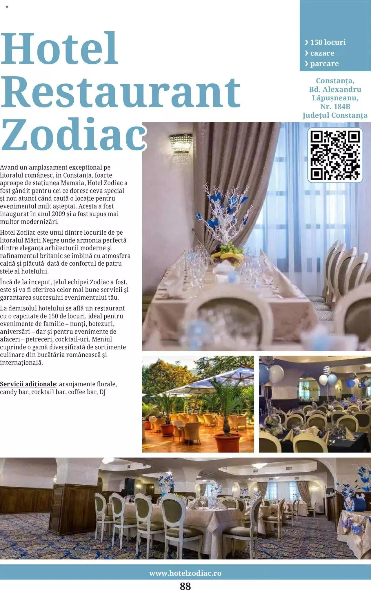 Catalog Metro - Ghid locații pentru evenimente 2022 de la 5 aprilie până la 31 decembrie 2023 - Revista Pagina 88