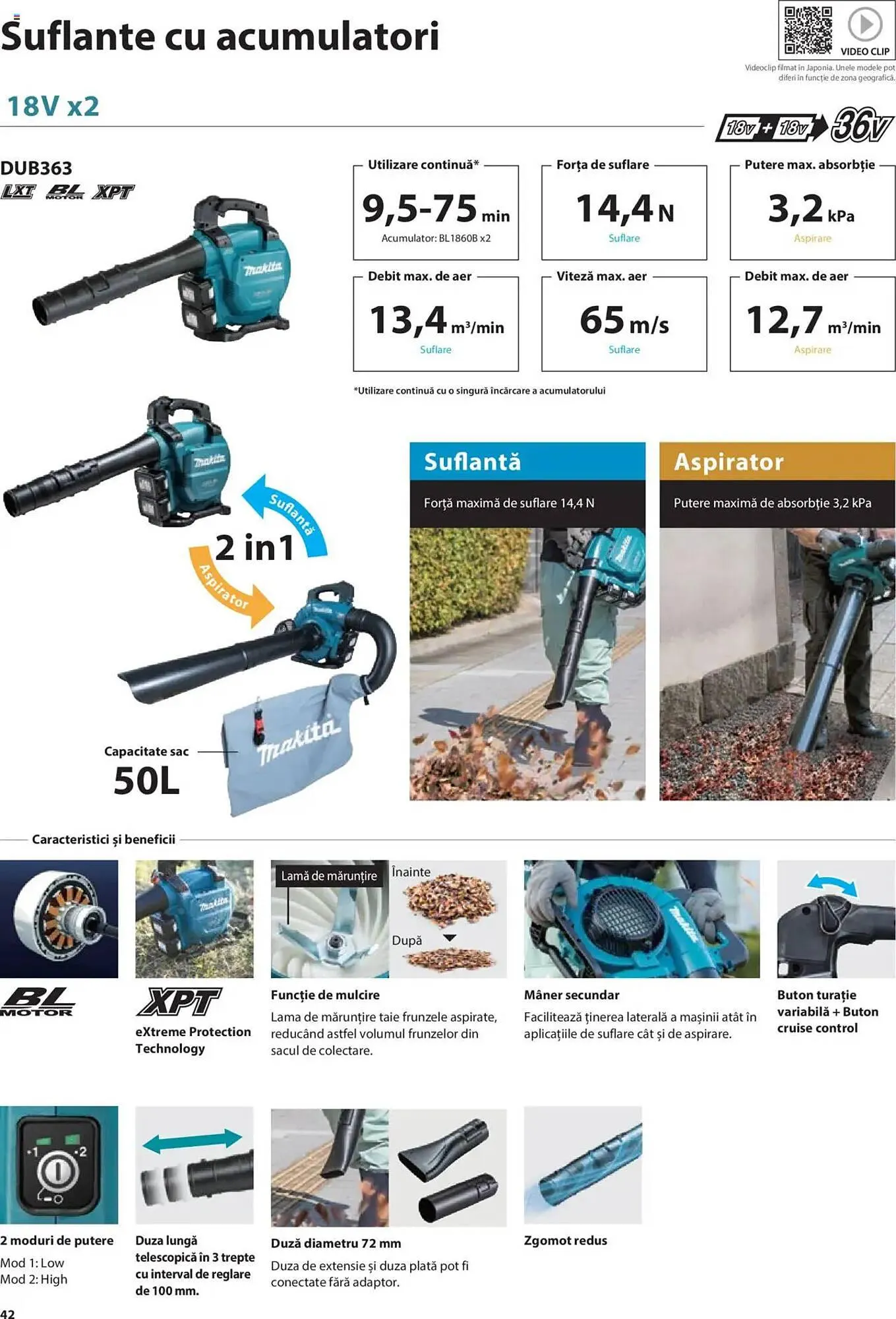 Catalog Catalog Makita de la 8 ianuarie până la 31 decembrie 2025 - Revista Pagina 42