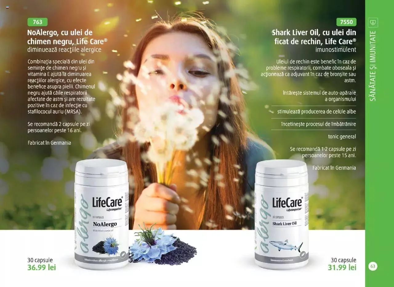 Catalog Catalog Life Care primavara-vara 2023 de la 1 martie până la 31 decembrie 2023 - Revista Pagina 65