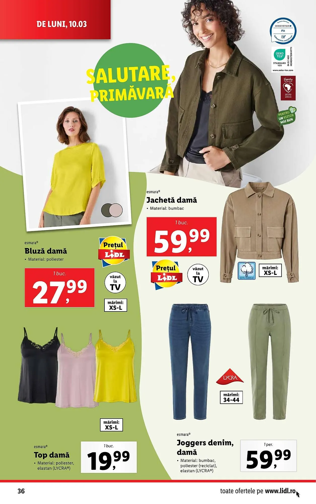 Catalog Catalog Lidl de la 10 martie până la 16 martie 2025 - Revista Pagina 36