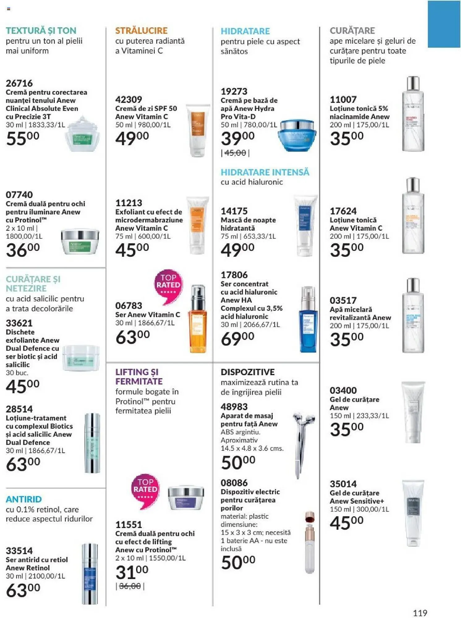 Catalog Avon catalog de la 1 octombrie până la 31 octombrie 2023 - Revista Pagina 121