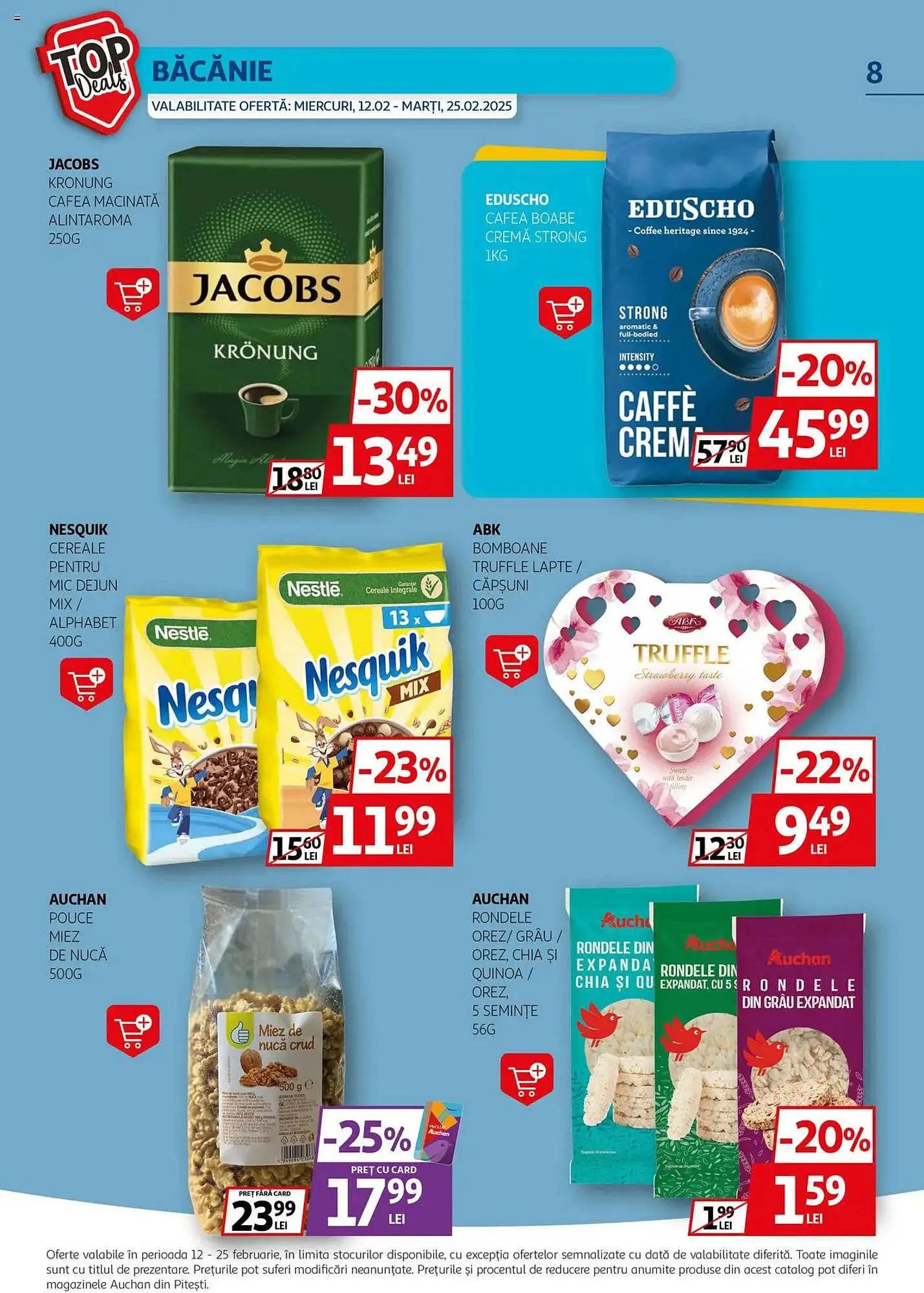 Catalog Catalog Auchan de la 12 februarie până la 25 februarie 2025 - Revista Pagina 8