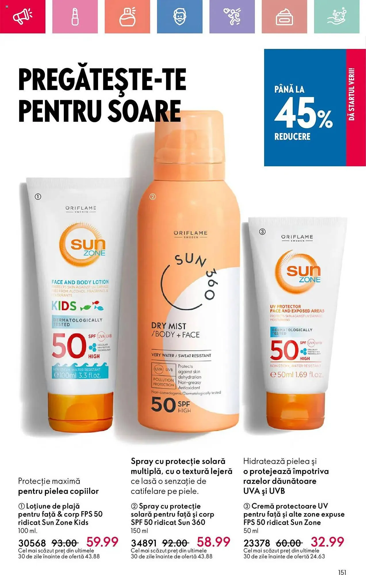 Catalog Catalog Oriflame de la 4 mai până la 24 mai 2025 - Revista Pagina 151