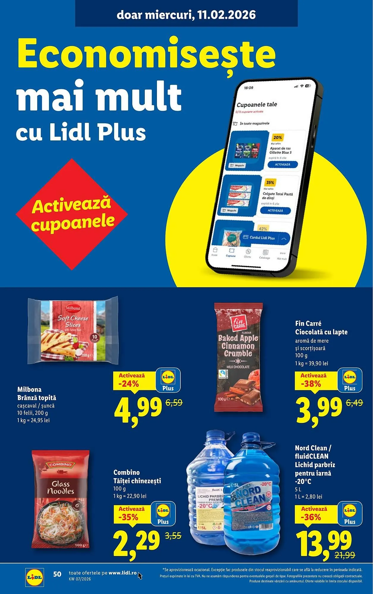 Catalog Catalog Lidl de la 9 februarie până la 15 februarie 2026 - Revista Pagina 50
