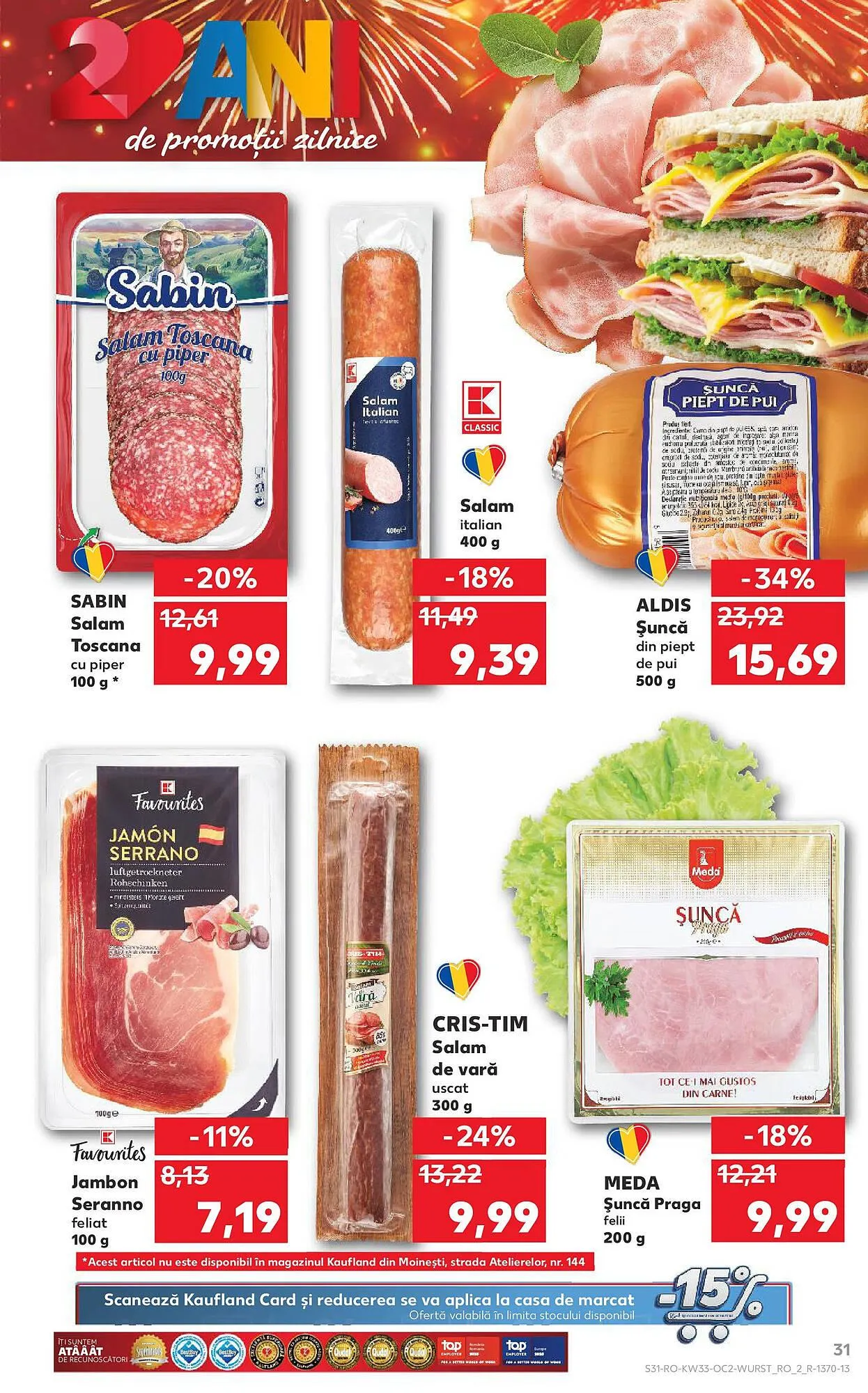 Catalog Catalog Kaufland de la 13 august până la 19 august 2025 - Revista Pagina 31