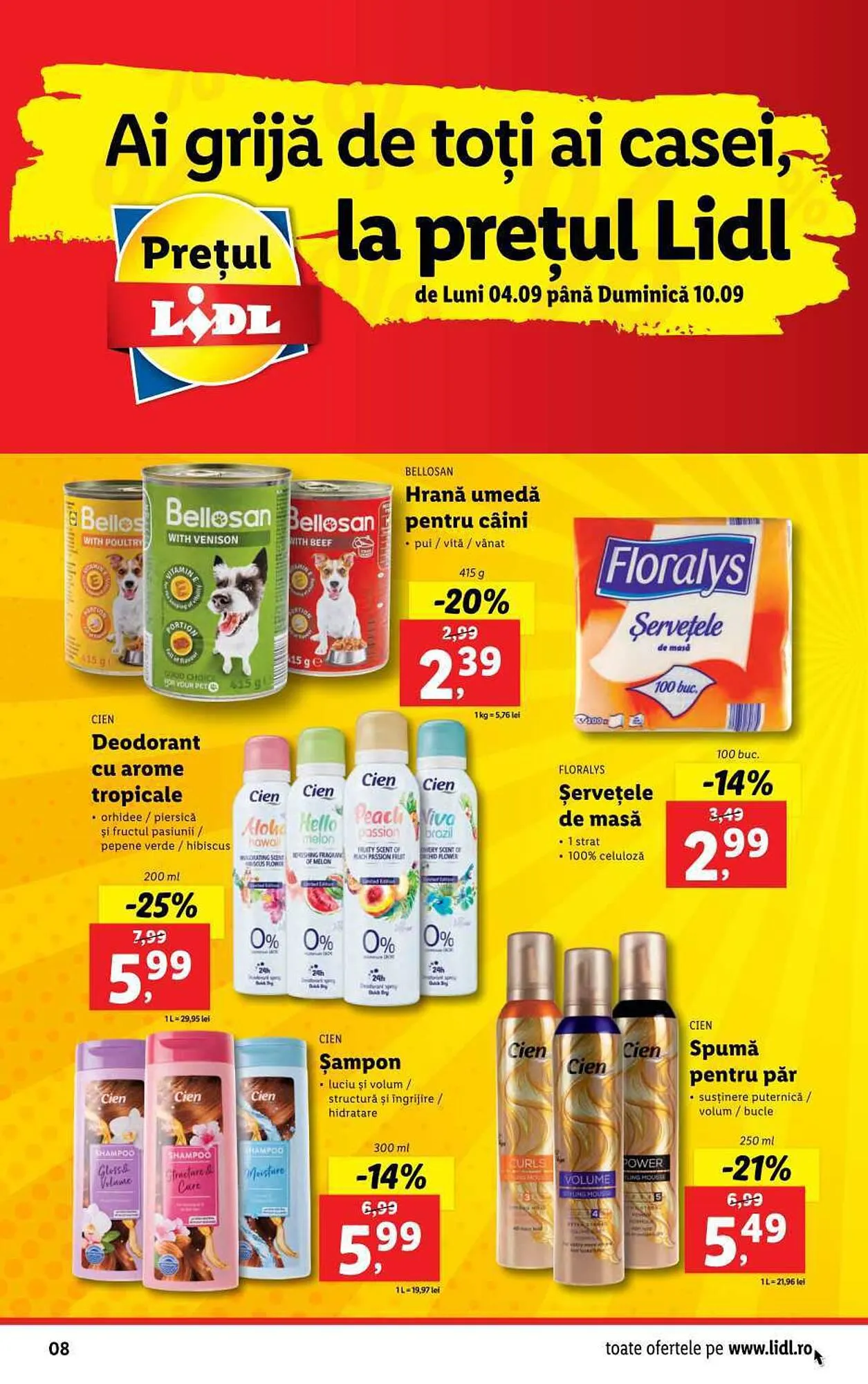 Catalog Lidl catalog de la 4 septembrie până la 10 septembrie 2023 - Revista Pagina 8