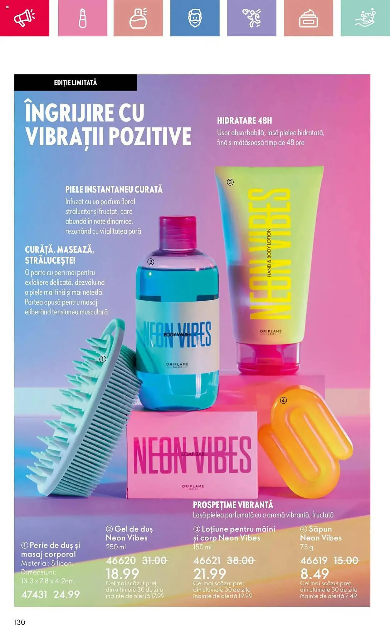 Catalog Catalog Oriflame de la 23 martie până la 12 aprilie 2025 - Revista Pagina 130