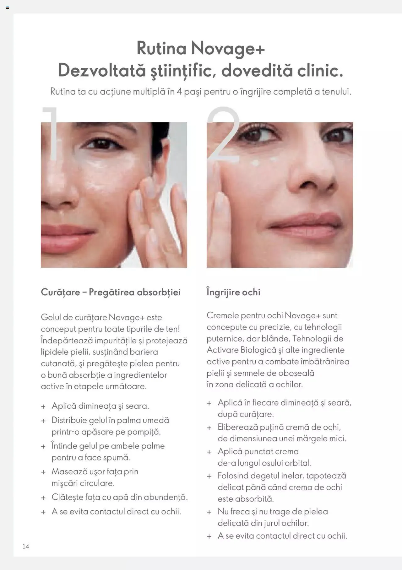 Catalog Oriflame catalog - Ghidul NOVAGE+ de la 1 martie până la 31 decembrie 2023 - Revista Pagina 14