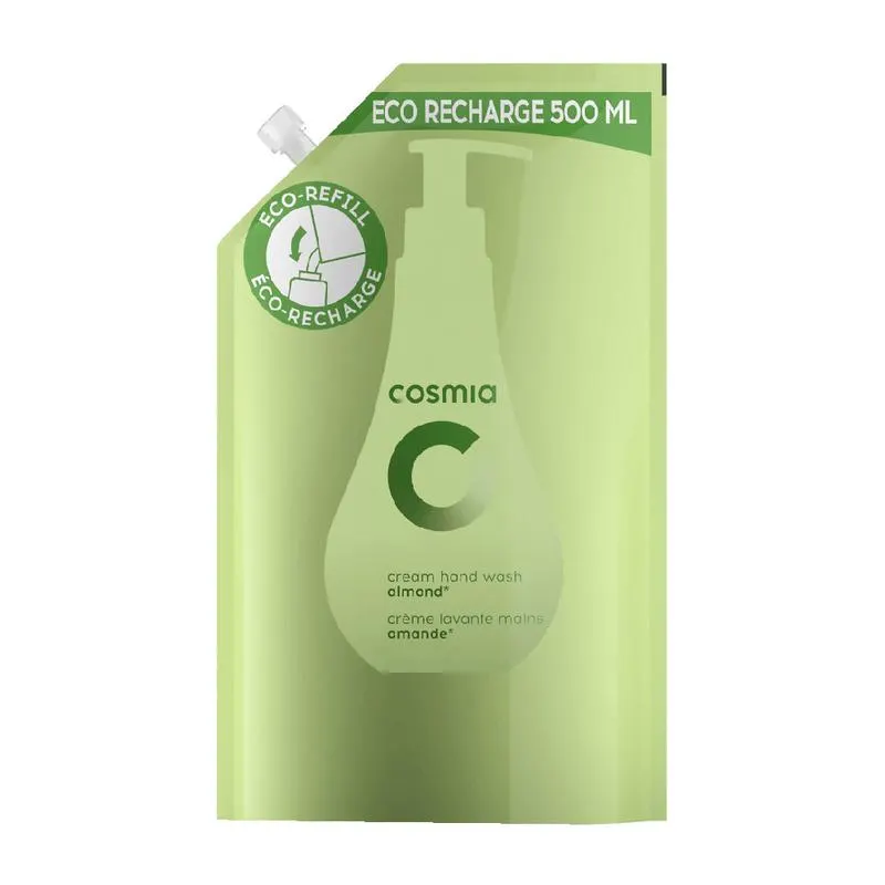 Rezerva sapun lichid Cosmia cu parfum de migdale 500ml