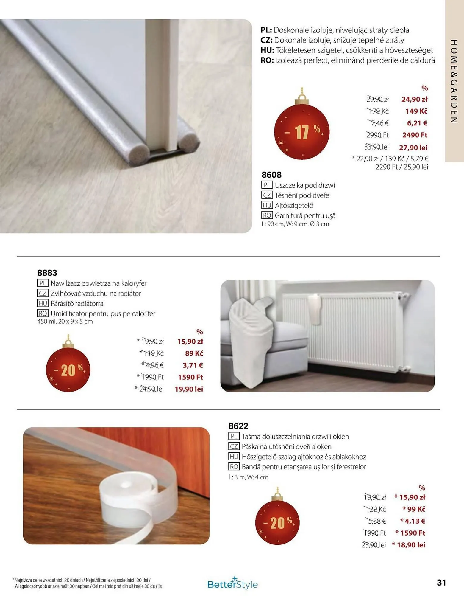 Catalog Catalog BetterStyle de la 3 decembrie până la 31 decembrie 2025 - Revista Pagina 31