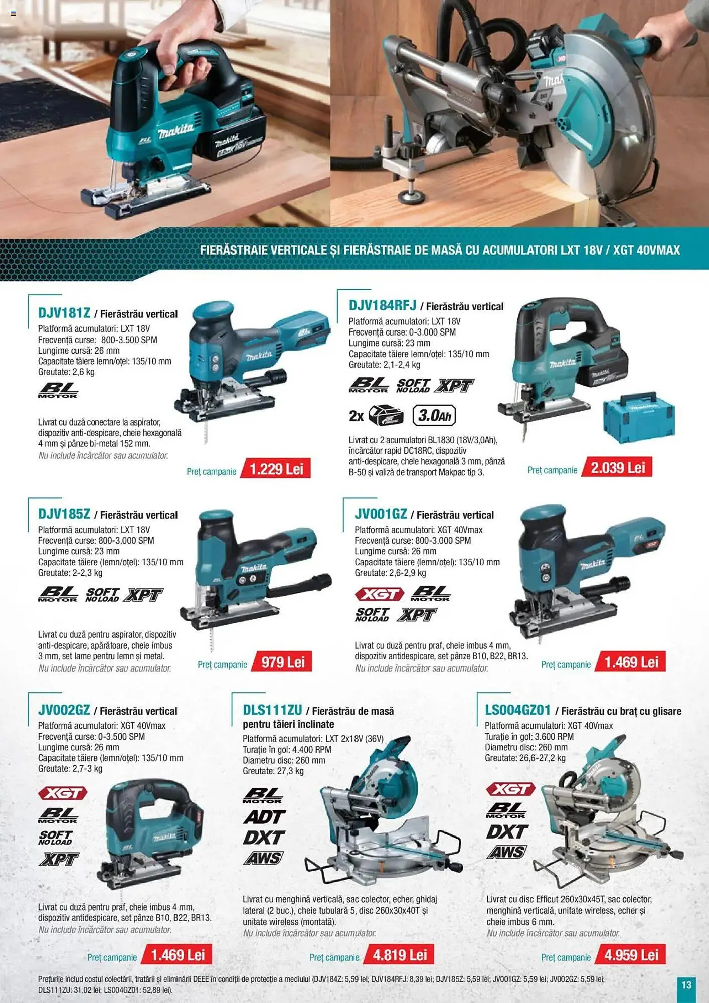 Catalog Catalog Makita de la 1 octombrie până la 31 decembrie 2025 - Revista Pagina 13