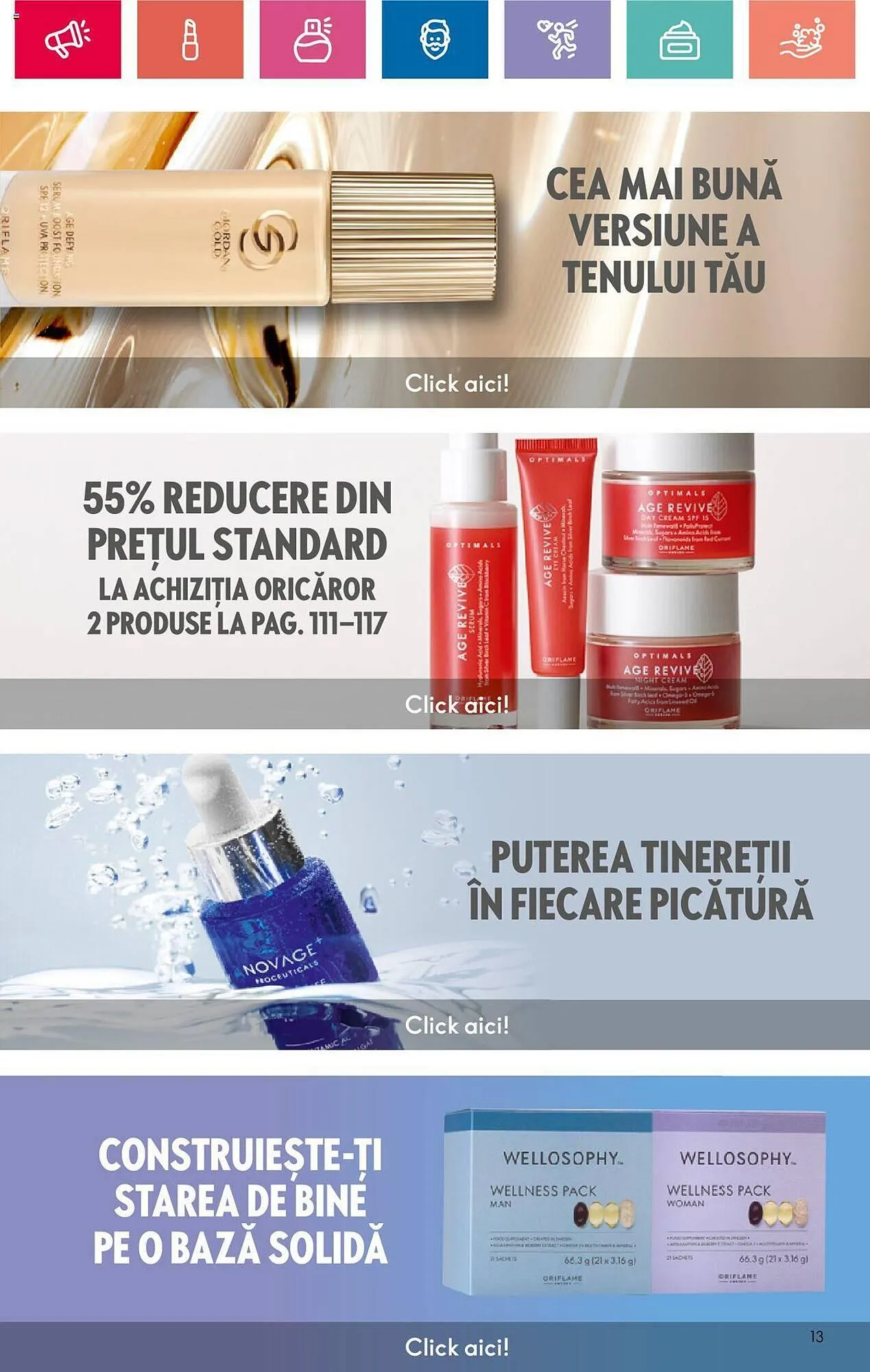 Catalog Oriflame catalog de la 28 mai până la 17 iunie 2024 - Revista Pagina 13