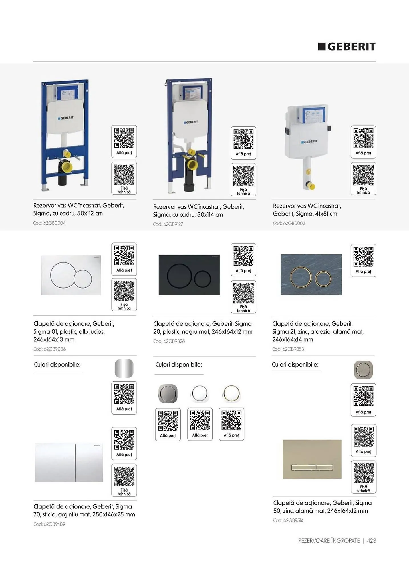 Catalog Catalog Romstal de la 1 aprilie până la 31 decembrie 2026 - Revista Pagina 423