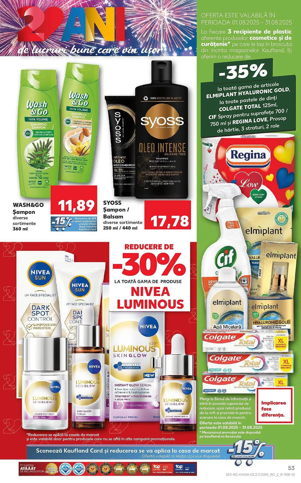 Catalog Catalog Kaufland de la 20 august până la 26 august 2025 - Revista Pagina 53