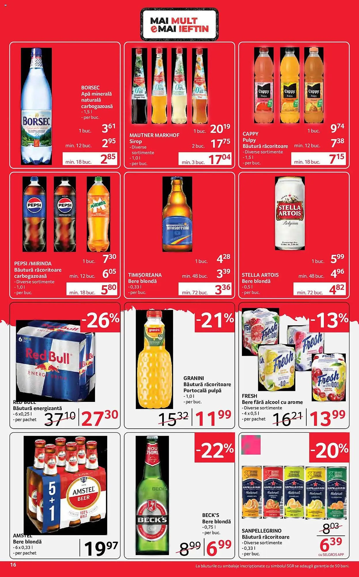 Catalog Catalog Selgros de la 1 mai până la 14 mai 2026 - Revista Pagina 16