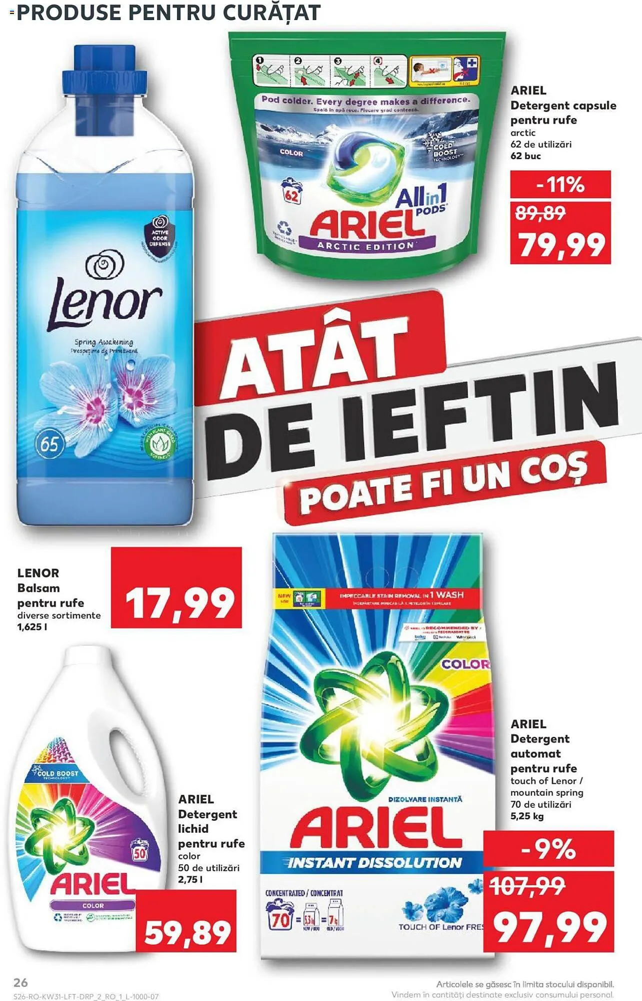 Catalog Kaufland catalog de la 2 august până la 8 august 2023 - Revista Pagina 26