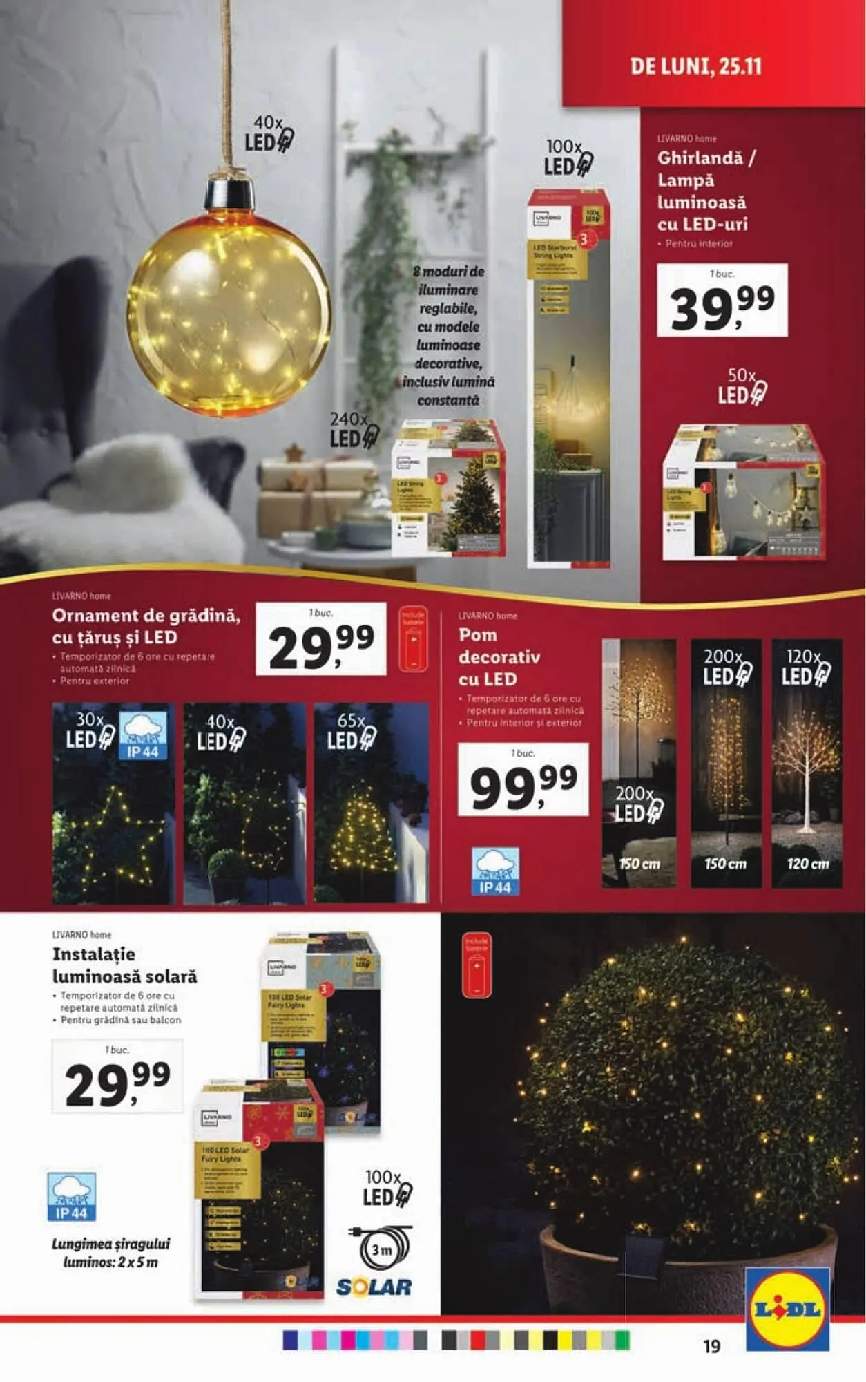Catalog Catalog Lidl de la 25 noiembrie până la 1 decembrie 2024 - Revista Pagina 19
