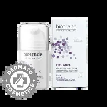 Crema depigmentanta de fata pentru noapte Melabel, 50ml, Biotrade
