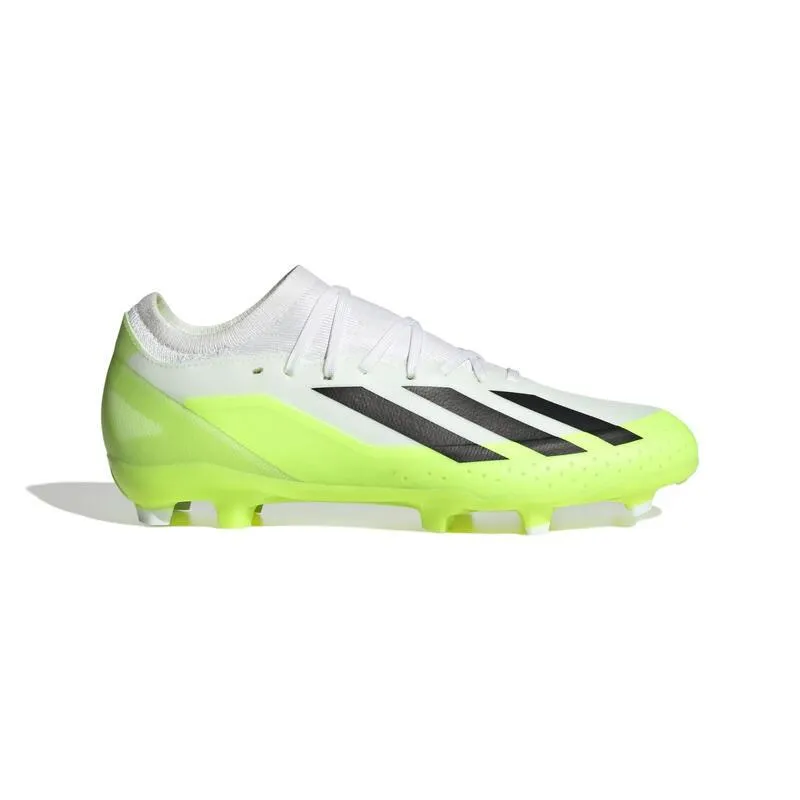 Scarpe calcio adulto ADIDAS X CRAZYFAST.3 FG bianco-giallo
