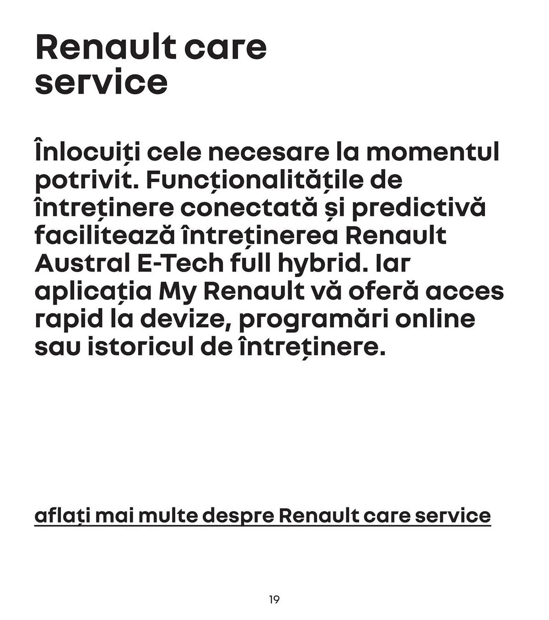 Catalog Renault catalog de la 22 ianuarie până la 30 iunie 2024 - Revista Pagina 19
