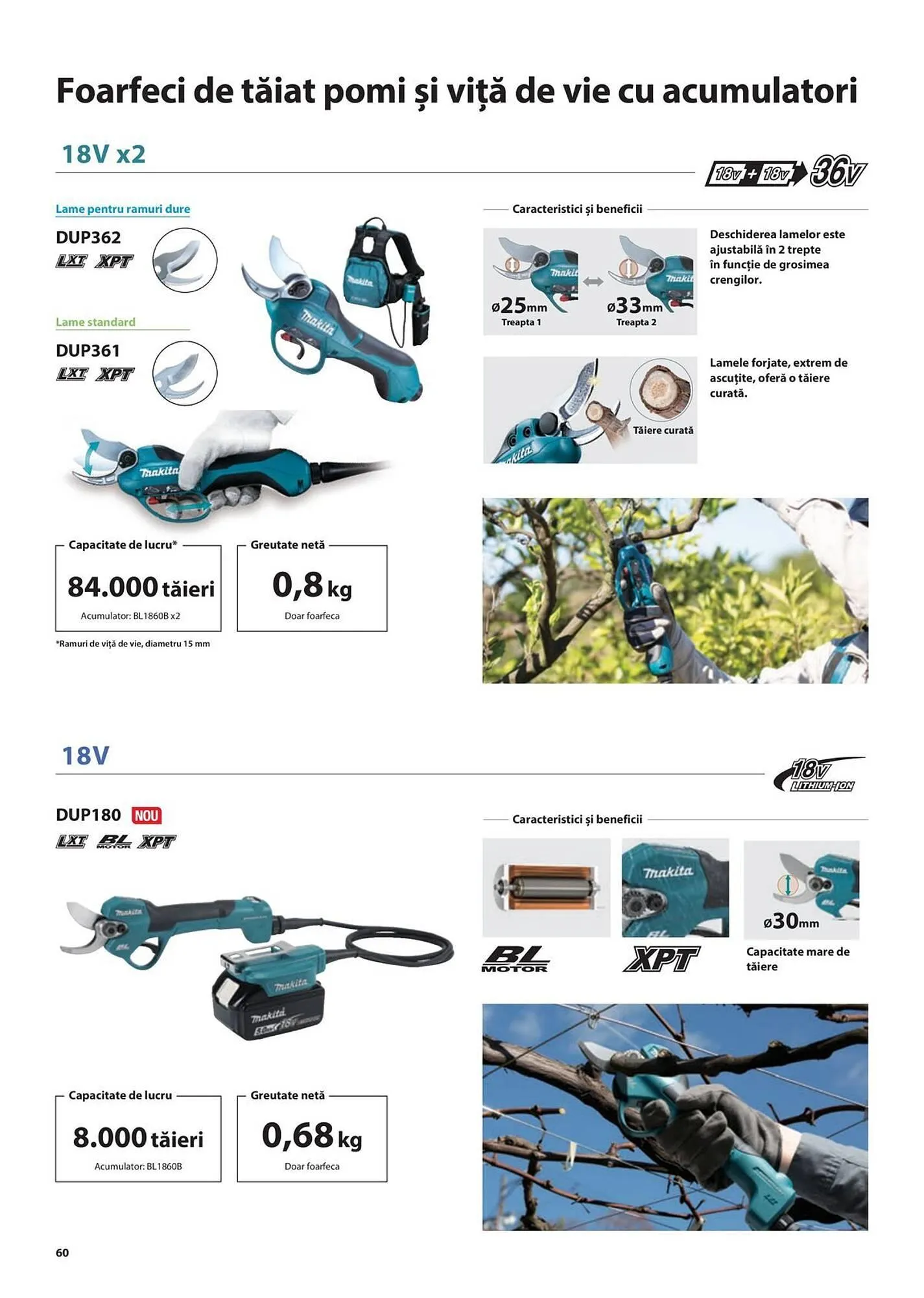 Catalog Сatalog Makita de la 6 februarie până la 31 decembrie 2024 - Revista Pagina 60