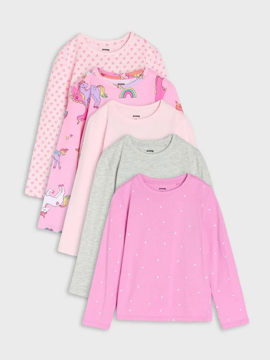 Set 5 tricouri cu mâneci lungi