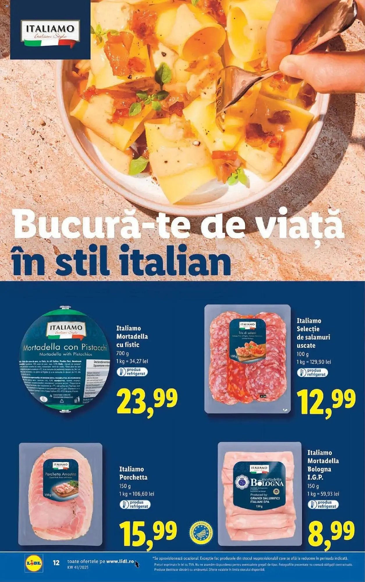 Catalog Catalog Lidl de la 5 octombrie până la 12 octombrie 2025 - Revista Pagina 12