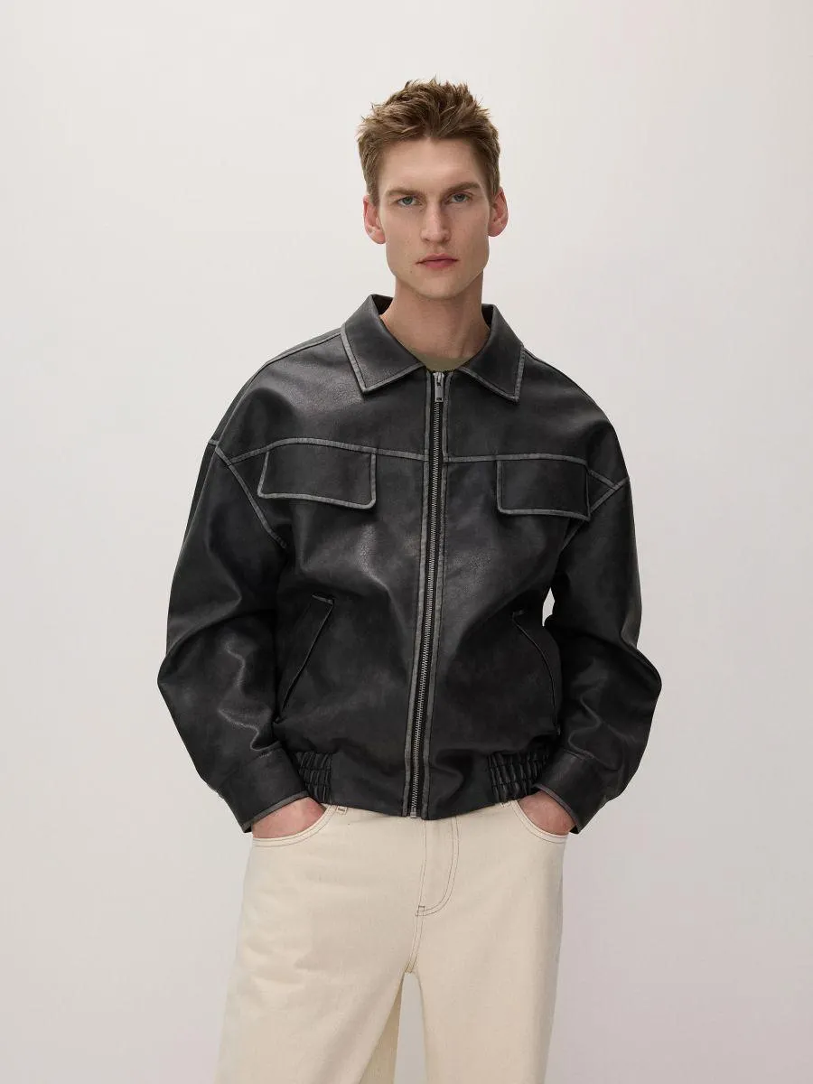 Geacă din piele ecologică