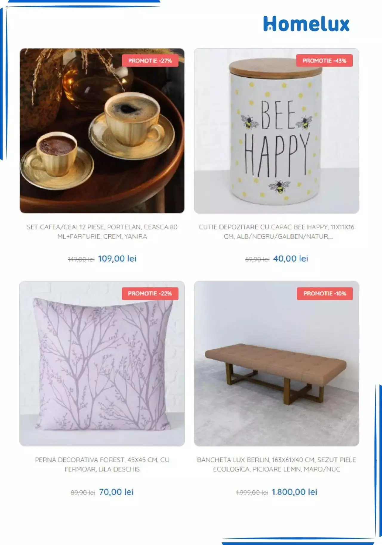Catalog Catalog Homelux de la 12 mai până la 31 decembrie 2023 - Revista Pagina 6