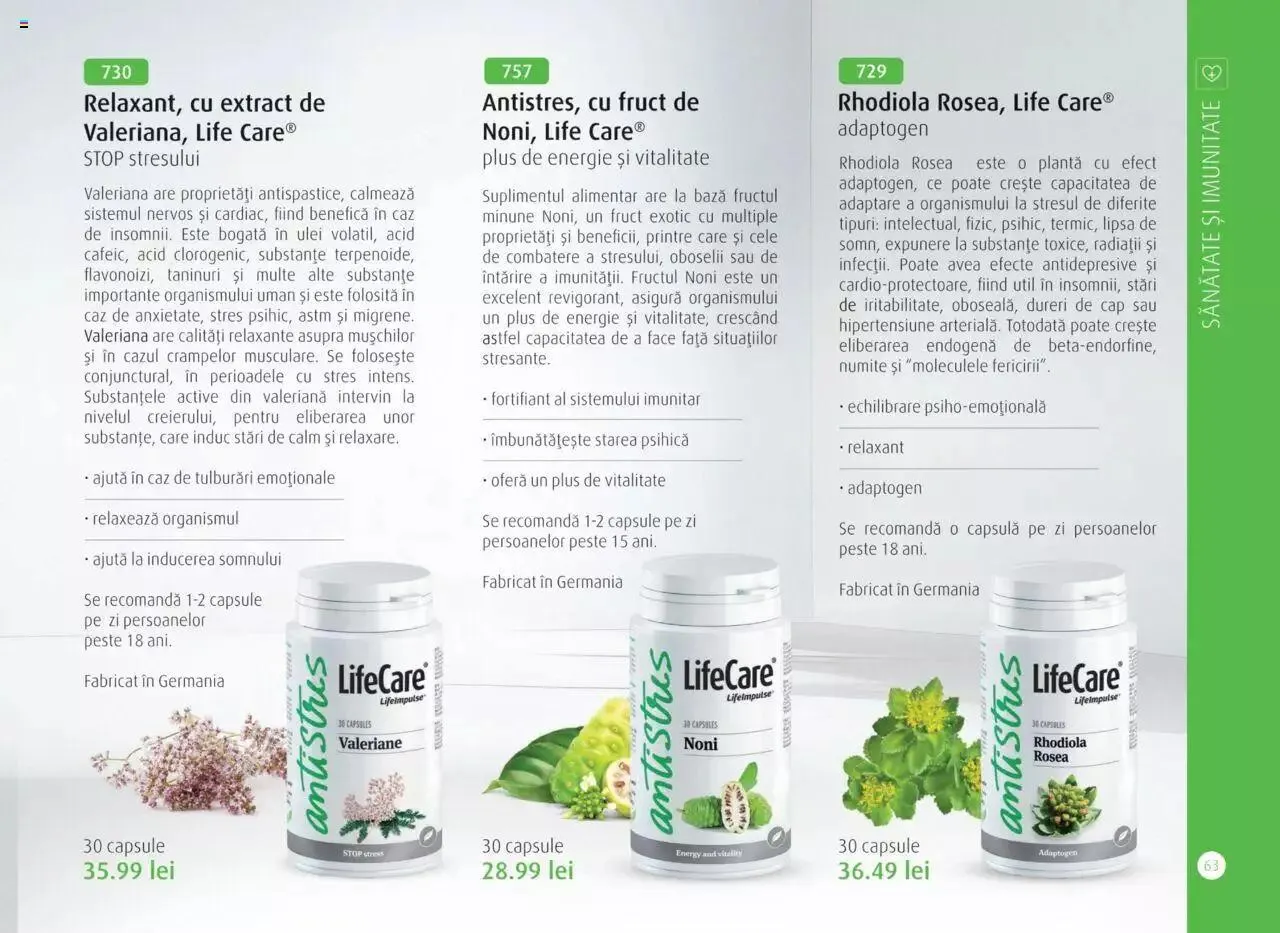 Catalog Life Care - Catalog Life Care toamna 2023 - iarna 2024 de la 1 septembrie până la 31 ianuarie 2024 - Revista Pagina 65