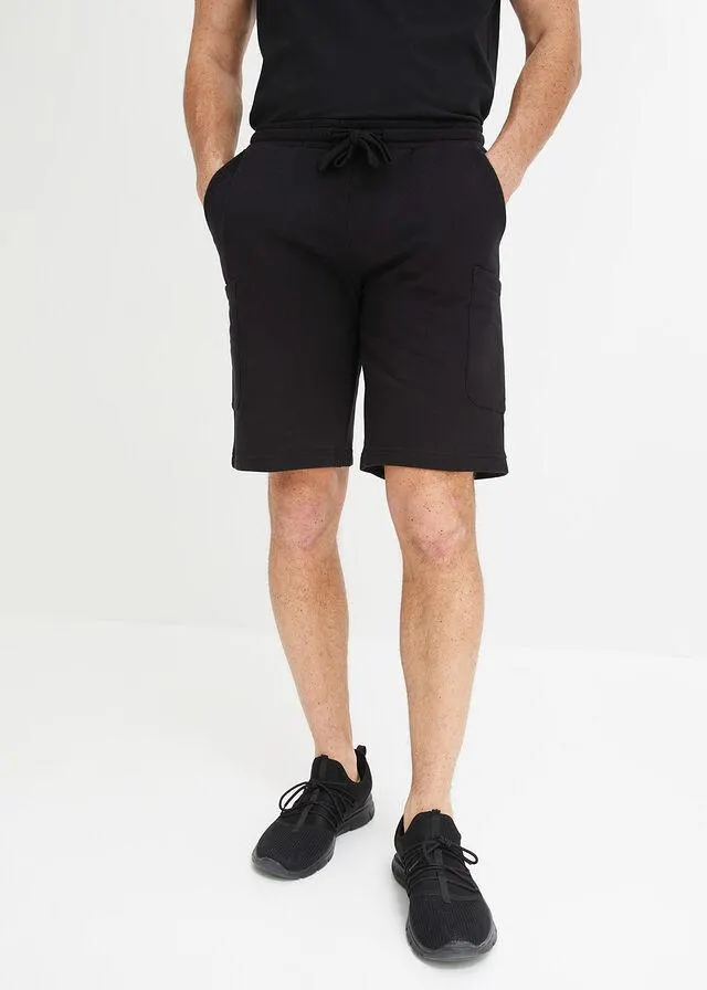 Bermude sweat cu buzunare laterale