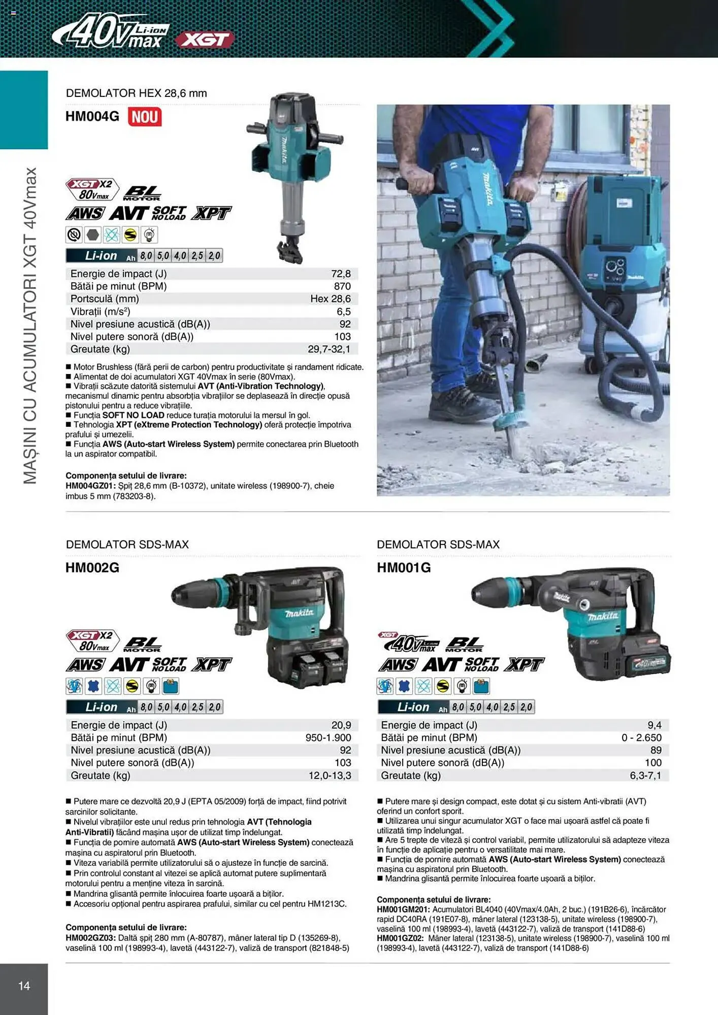 Catalog Catalog Makita de la 8 ianuarie până la 31 decembrie 2025 - Revista Pagina 14