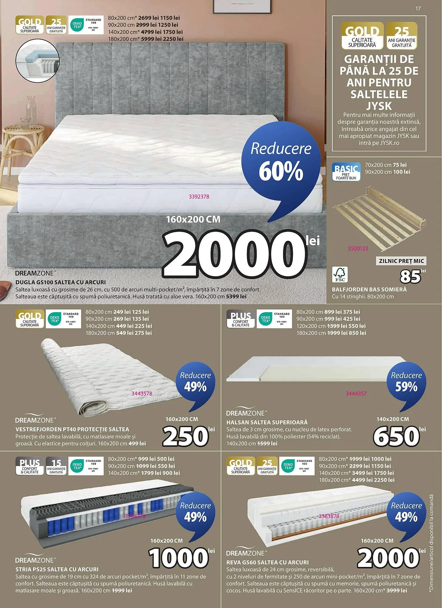 Catalog Catalog JYSK de la 6 mai până la 4 iunie 2025 - Revista Pagina 17