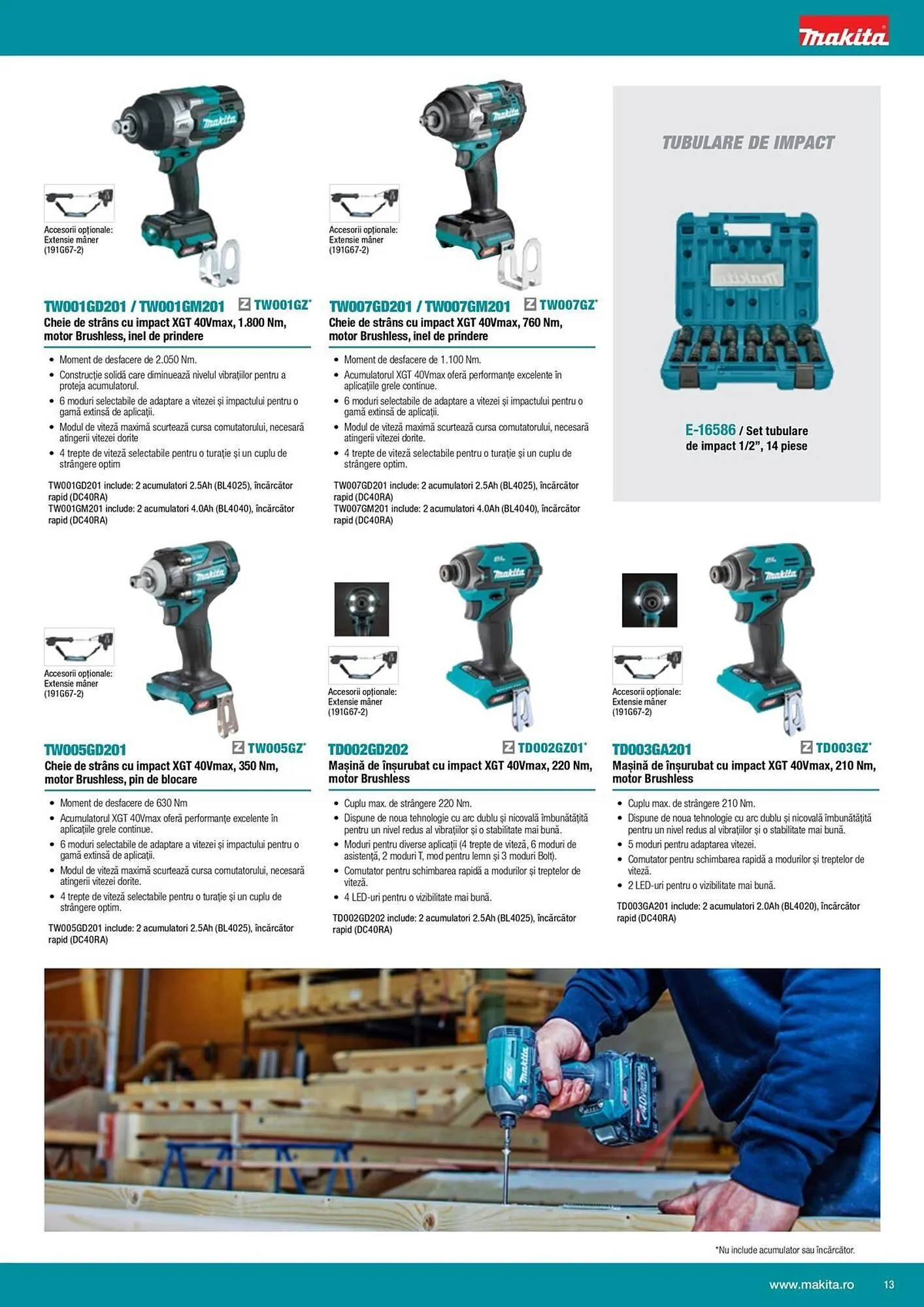Catalog Catalog Makita de la 11 aprilie până la 28 octombrie 2025 - Revista Pagina 13