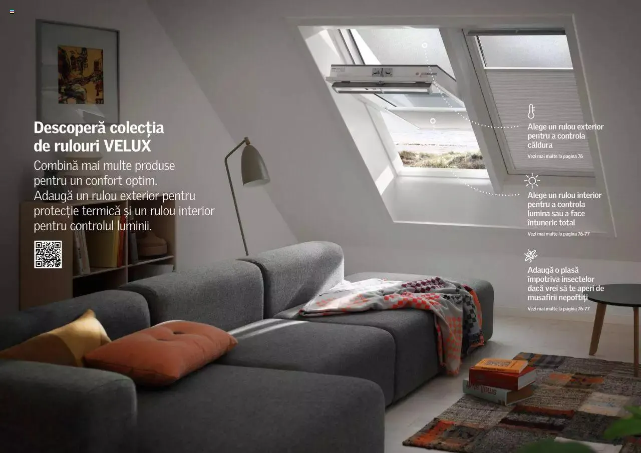 Catalog Velux catalog - Soluții VELUX pentru o mansardă inspirată 2022 de la 1 martie până la 31 decembrie 2023 - Revista Pagina 38
