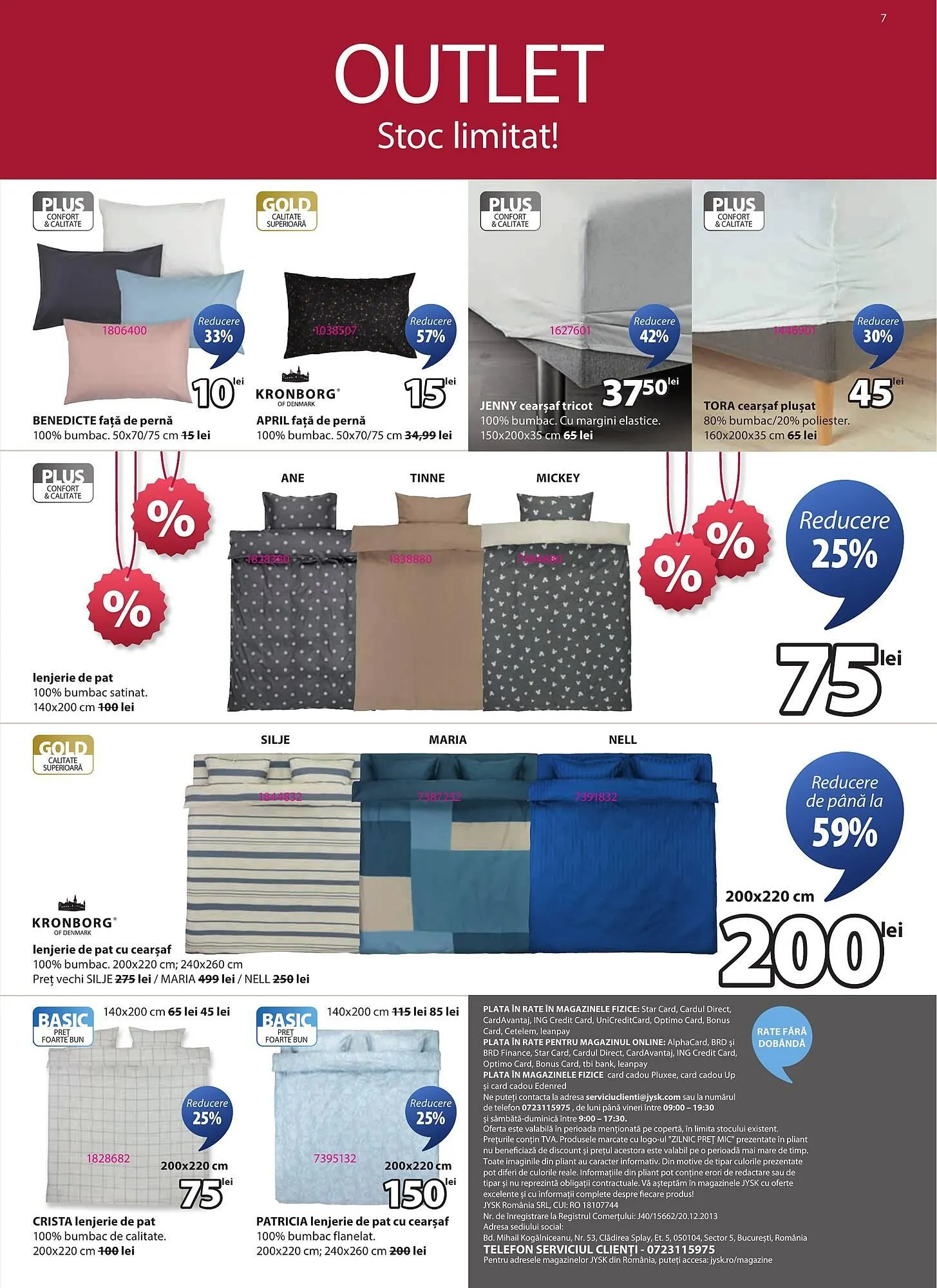 Catalog Catalog JYSK de la 25 decembrie până la 4 ianuarie 2026 - Revista Pagina 7