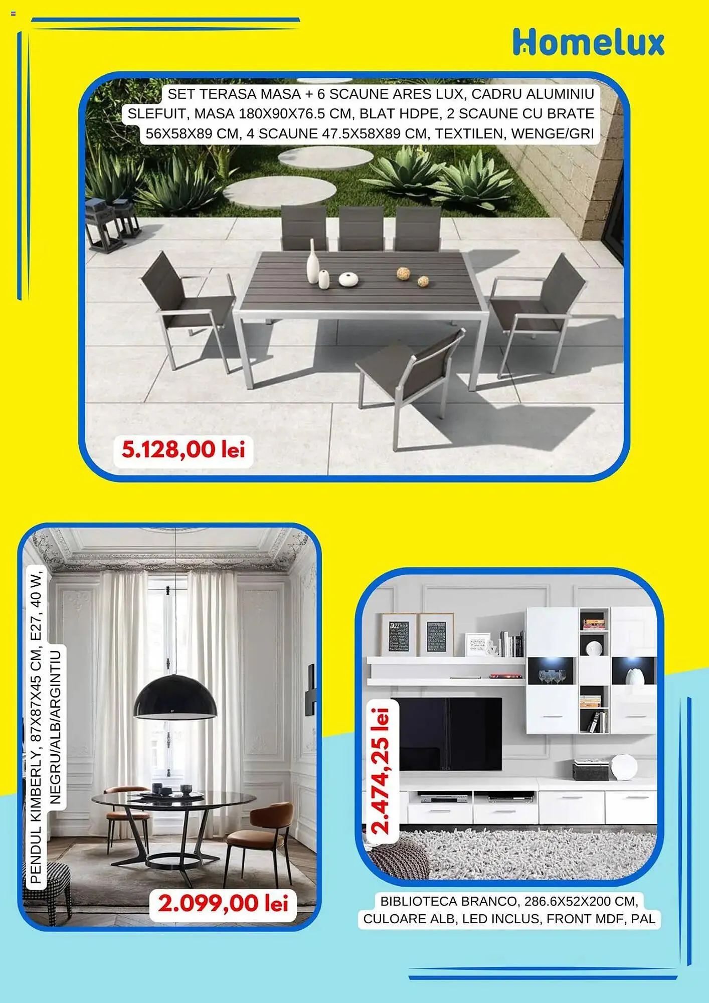 Catalog Catalog Homelux de la 15 ianuarie până la 13 februarie 2025 - Revista Pagina 2