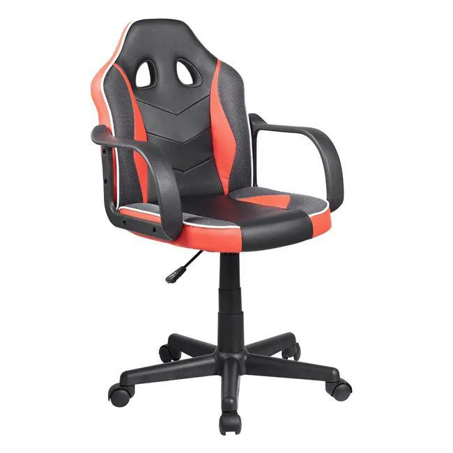 Scaun de Birou Gaming Negru Rosu