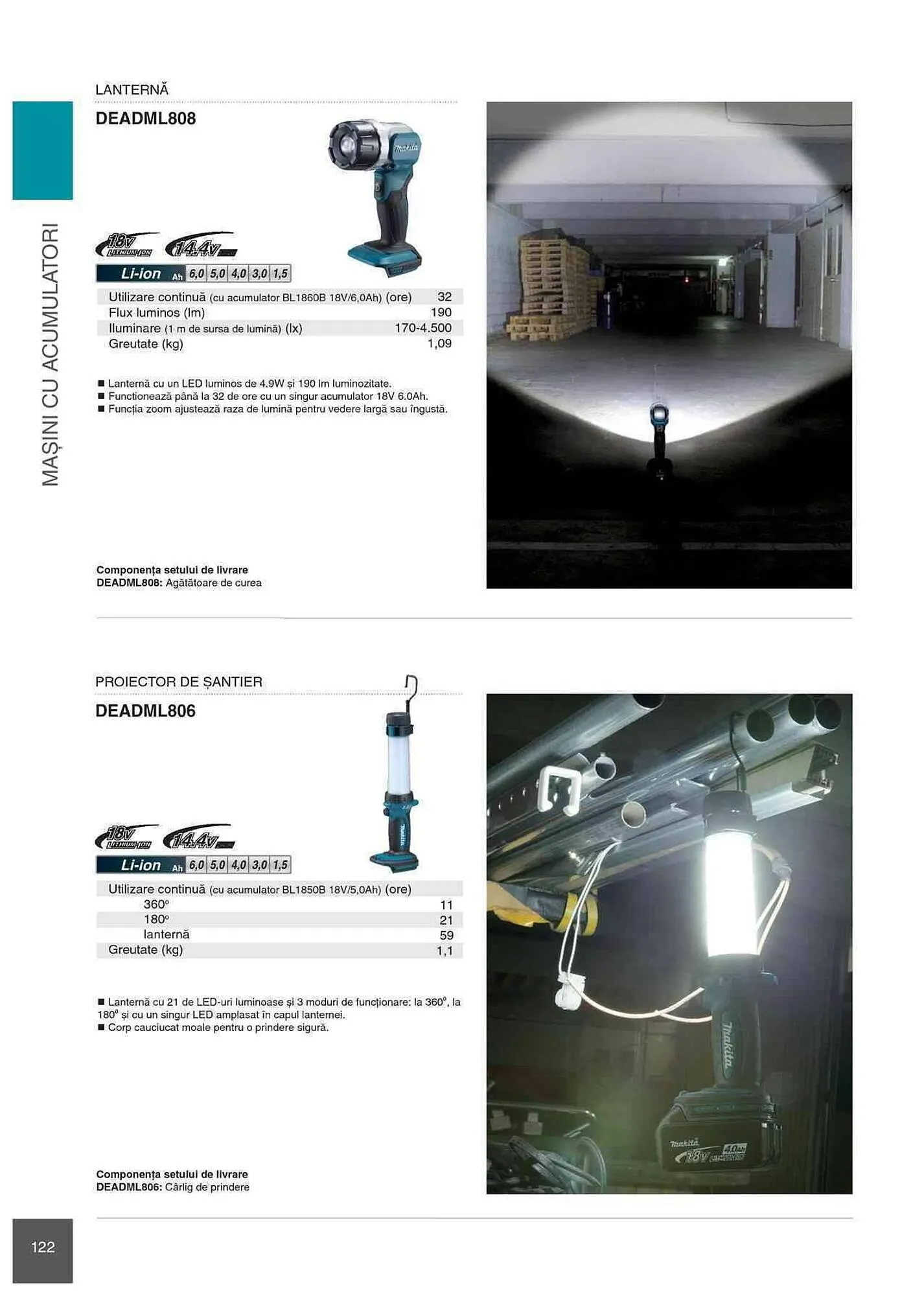 Catalog Makita catalog de la 1 ianuarie până la 31 decembrie 2023 - Revista Pagina 122