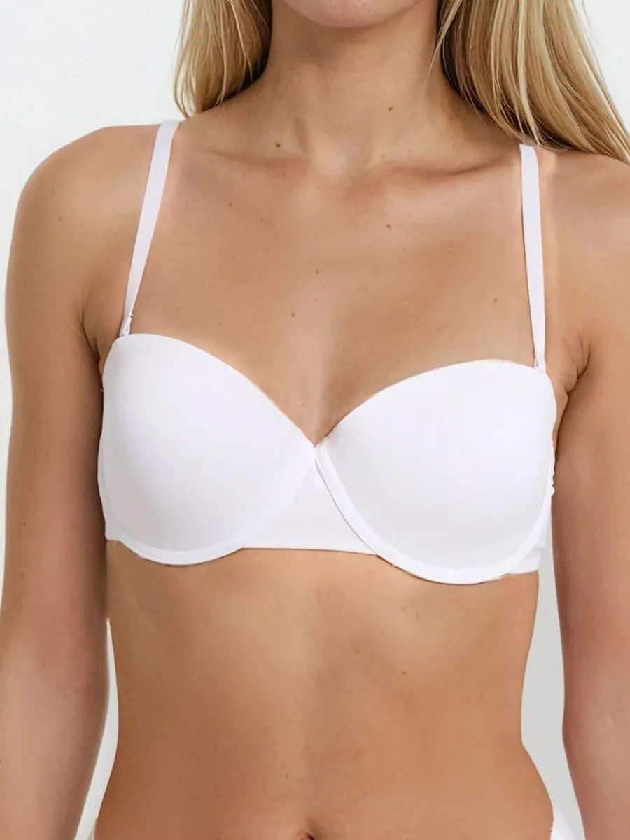 Sutien balconette cu bretele detașabile