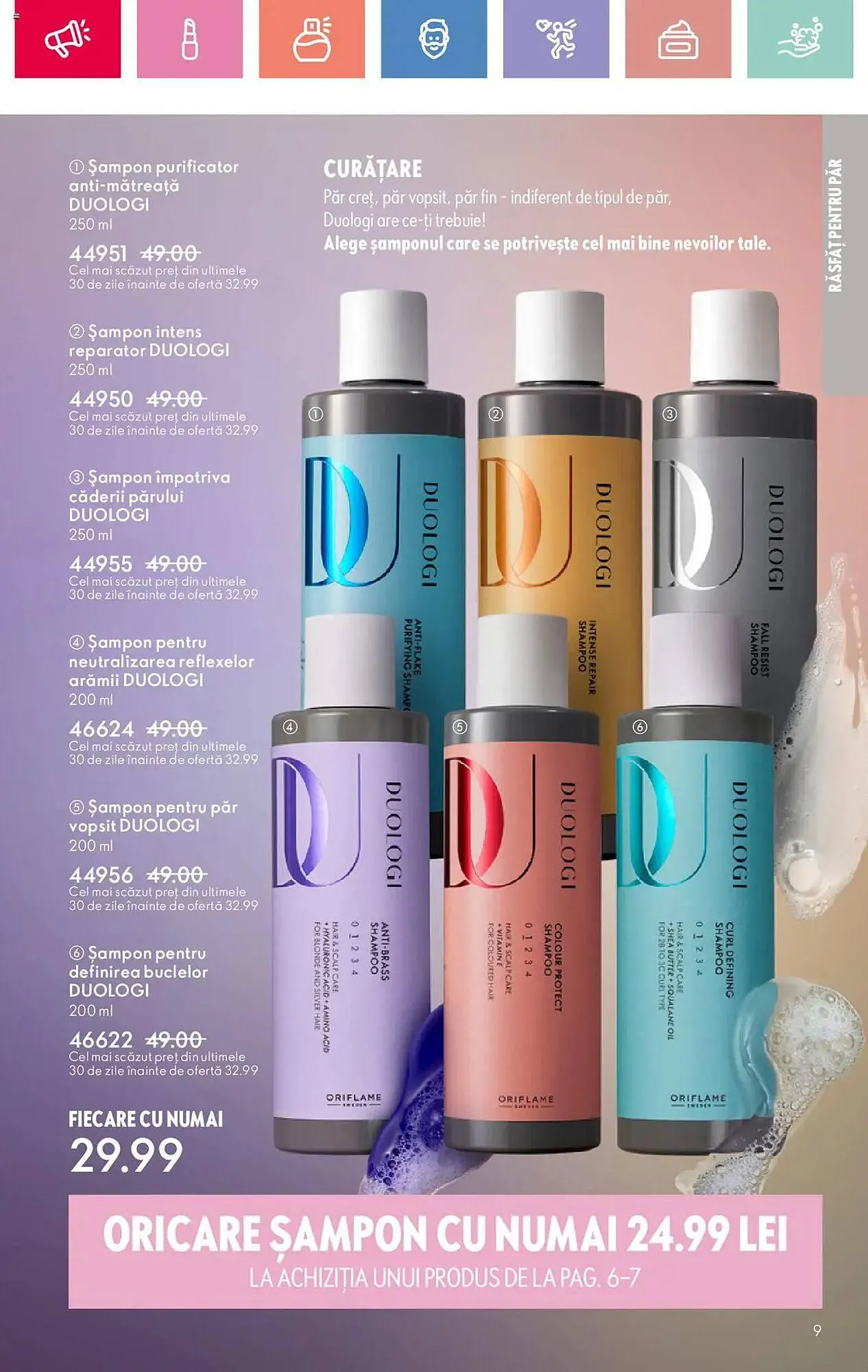 Catalog Catalog Oriflame de la 26 iulie până la 19 august 2025 - Revista Pagina 9