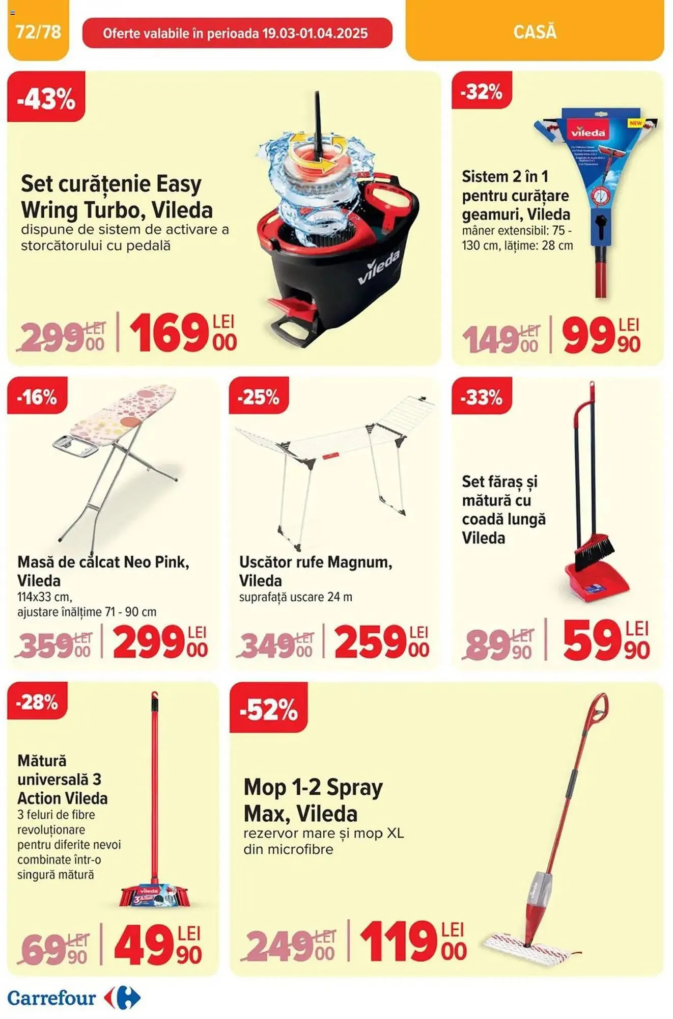 Catalog Catalog Carrefour de la 26 martie până la 1 aprilie 2025 - Revista Pagina 73