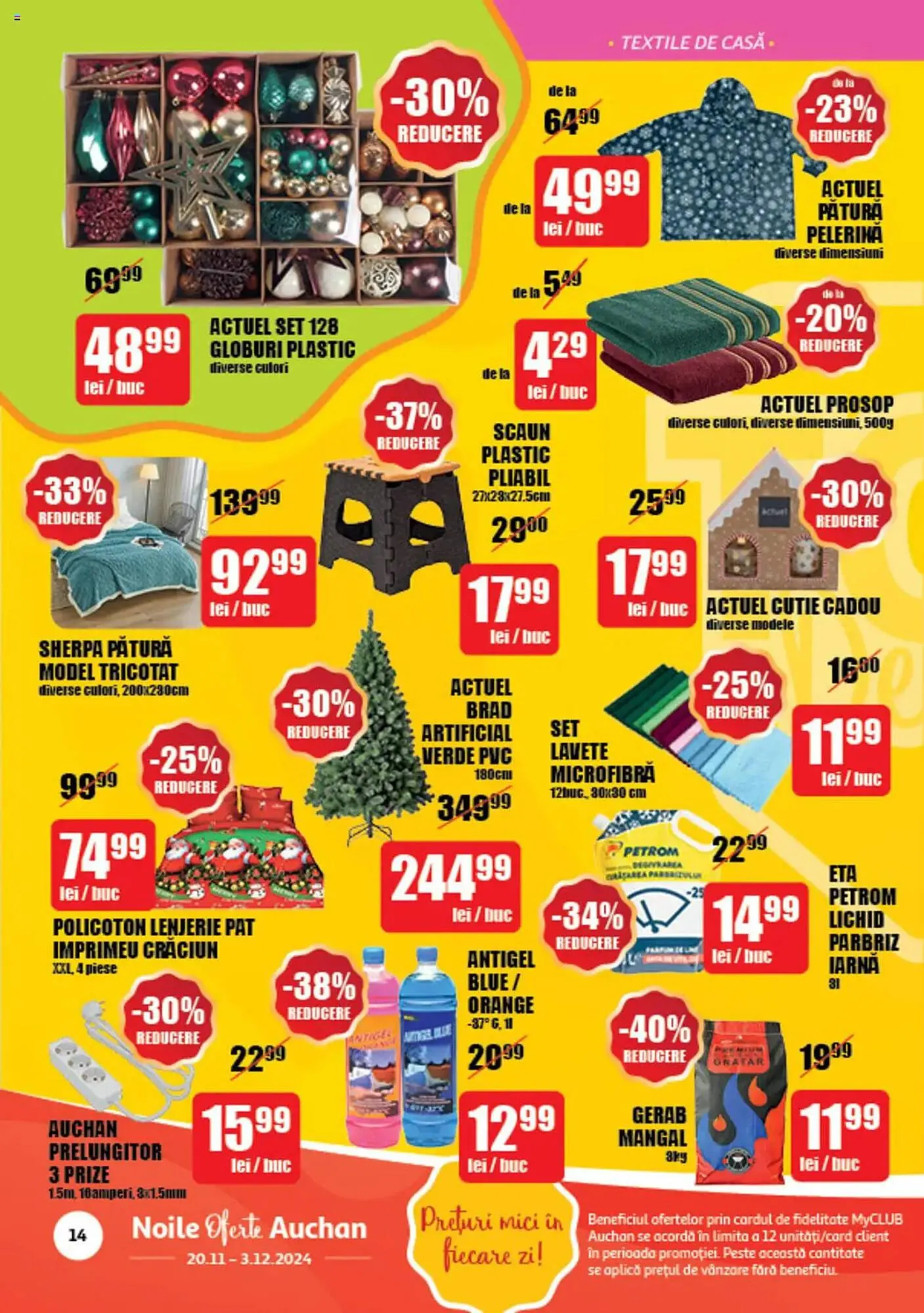 Catalog Catalog Auchan de la 20 noiembrie până la 3 decembrie 2024 - Revista Pagina 14