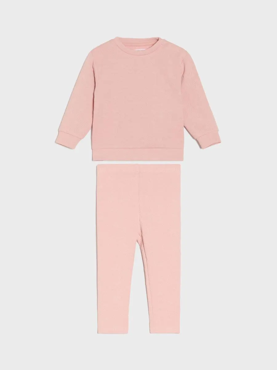 Compleu cu bluză sport și colanți