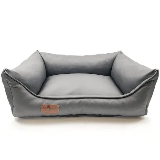 Culcus pentru caini Meduza Soft Siva 100x80cm