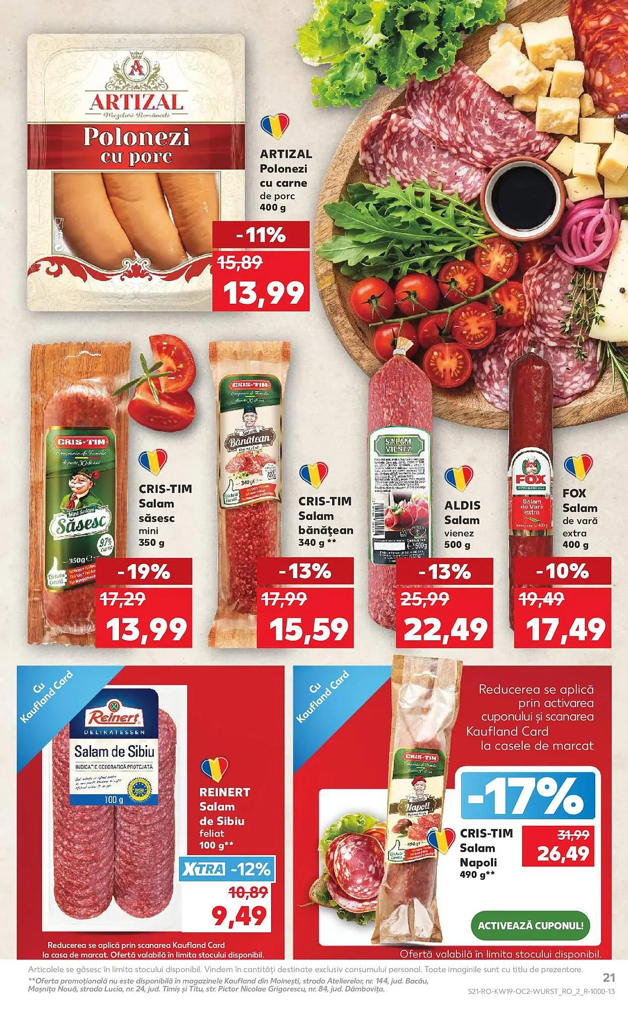 Catalog Catalog Kaufland de la 6 mai până la 12 mai 2026 - Revista Pagina 21