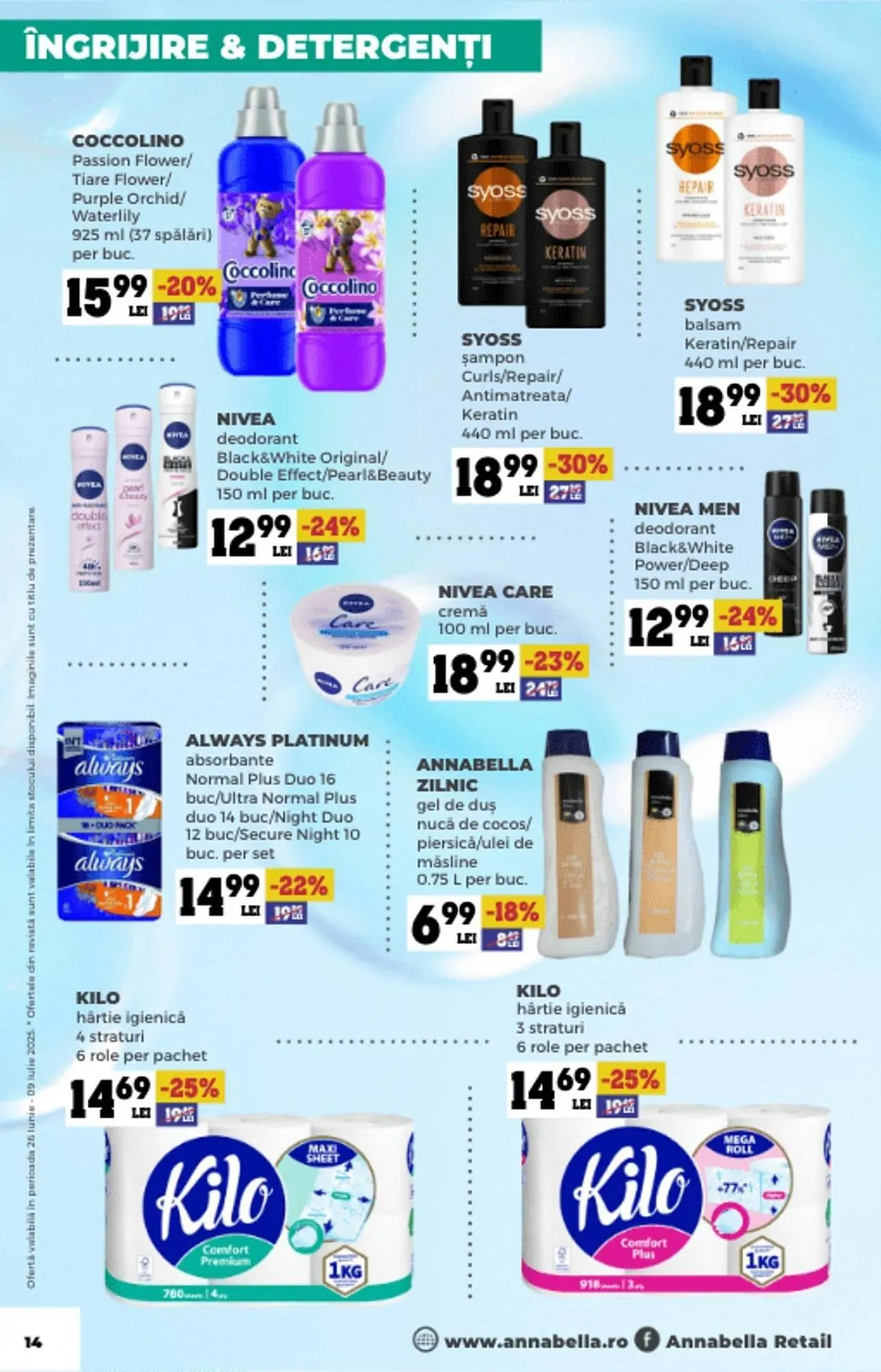 Catalog Catalog Annabella de la 27 iunie până la 9 iulie 2025 - Revista Pagina 14