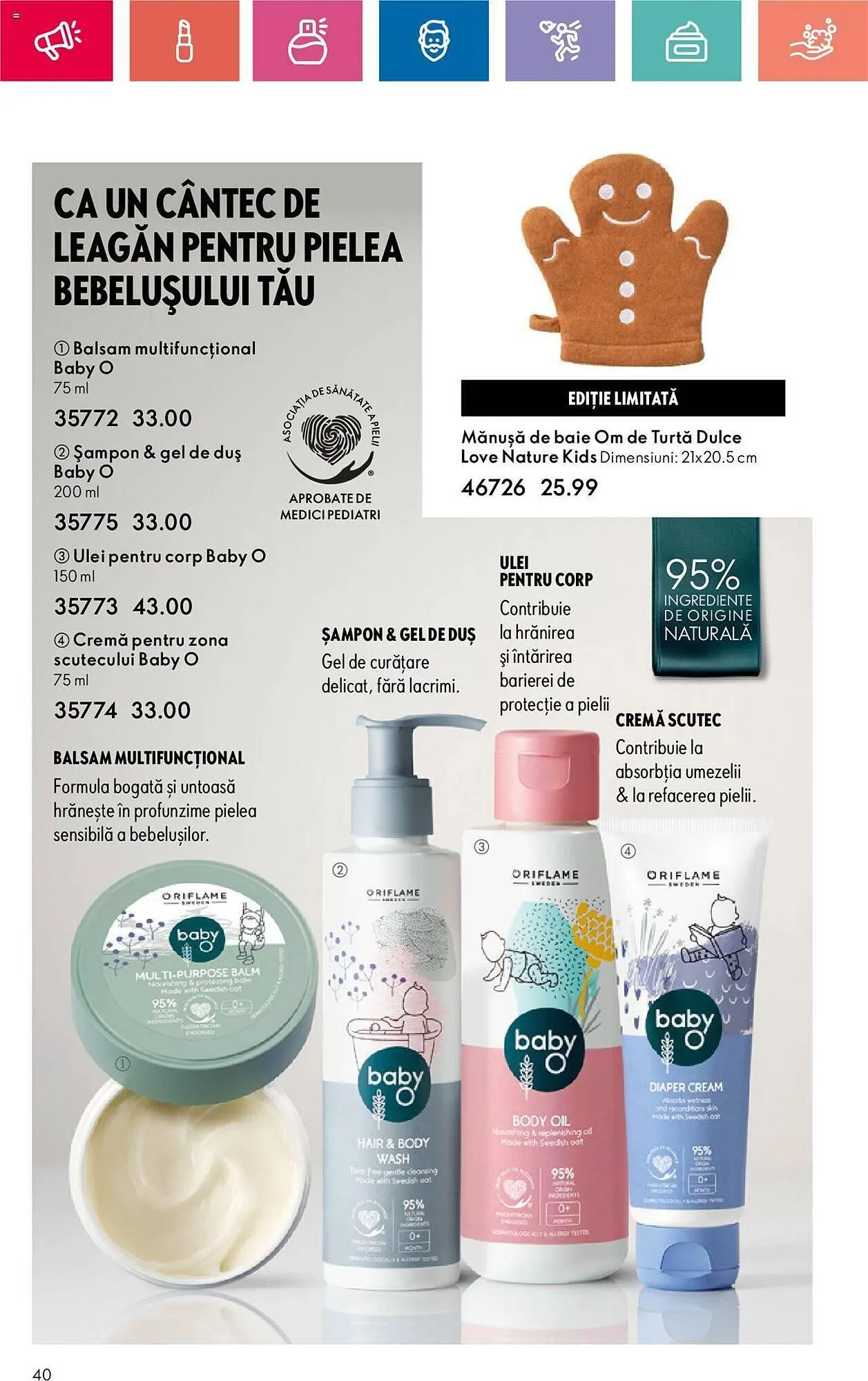 Catalog Oriflame catalog de la 28 mai până la 17 iunie 2024 - Revista Pagina 40