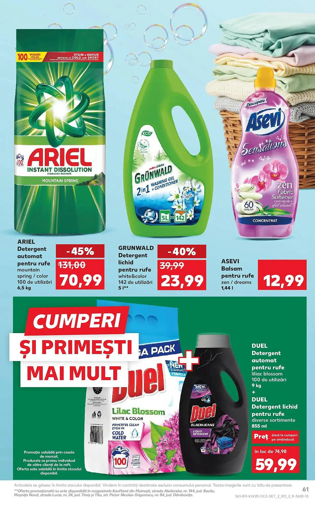 Catalog Catalog Kaufland de la 13 mai până la 19 mai 2026 - Revista Pagina 61